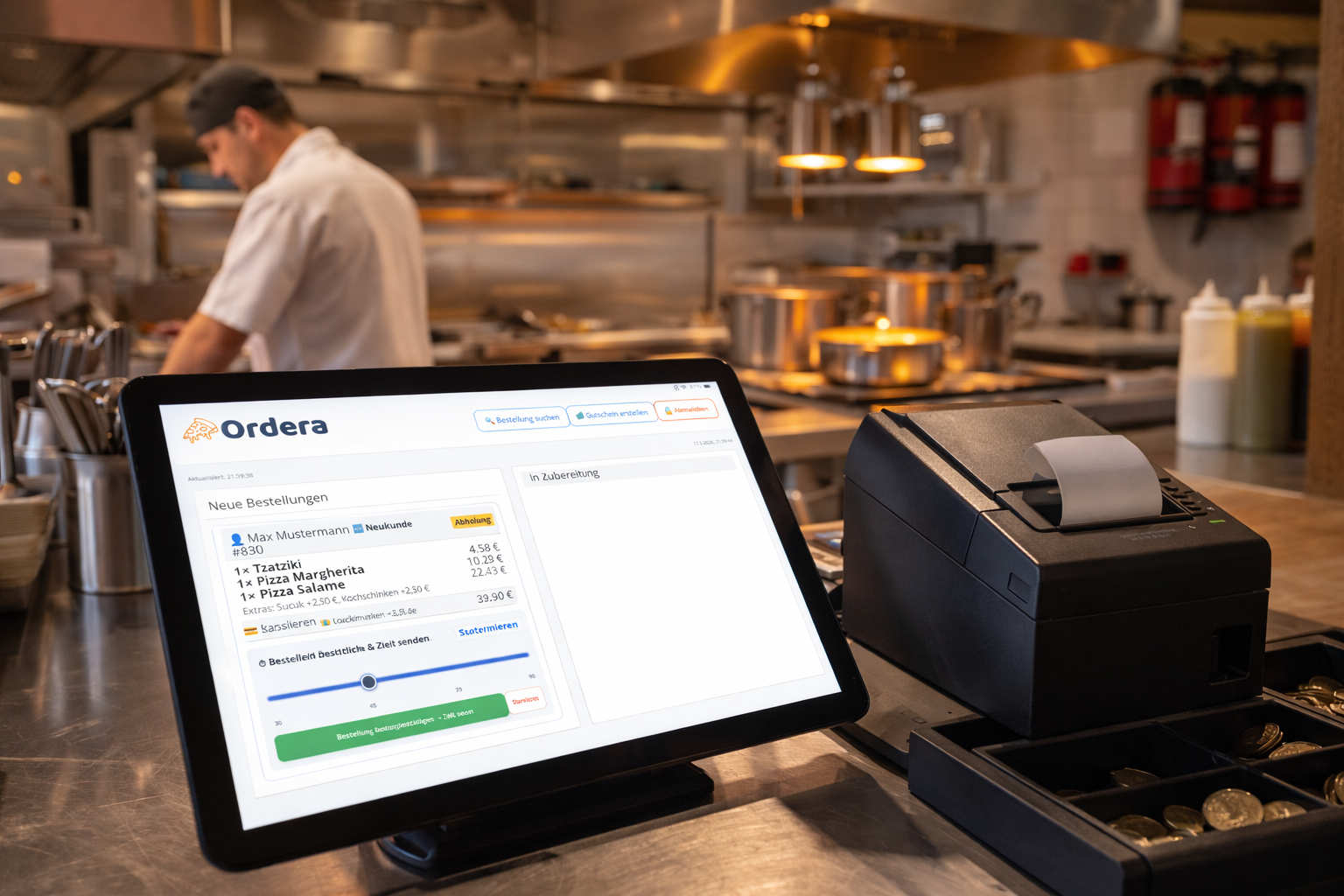 Ordera Küchen-Dashboard Ordera Küchen-Dashboard